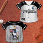 Personalized Name Snoopy,The Snoopy Tour Custom Kid Youth Adult Disney Jersey Spider Man Jersey, Baseball Jersey, Gift for Disney Fans