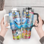 Snoopy Tumbler, Peanuts Stanley Cup Tumbler Engraved 40Oz, Snoopy Stanley Tumbler Handle Lid Stainless Steel - Image 2