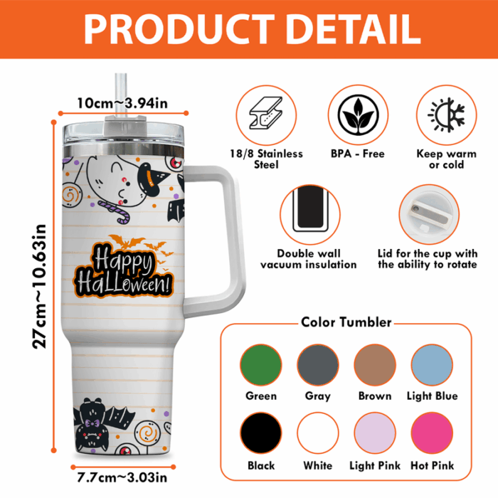 3D Snoopy Tumbler, Peanuts Stanley Tumbler Wrap, Disney Tumbler Cup Tumbler Engraved 40Oz, Handle Lid Stainless Steel - Image 4