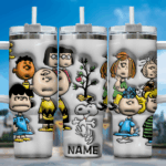 3D Snoopy Tumbler, Peanuts Stanley Tumbler Wrap, Disney Tumbler Cup Tumbler Engraved 40Oz, Handle Lid Stainless Steel