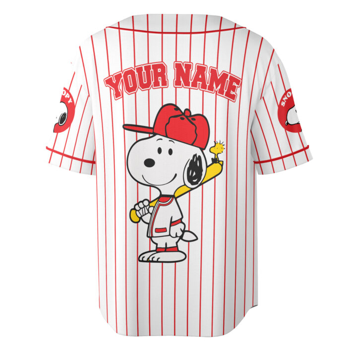 Snoopy Cartoon Baseball Jersey, Snoopy Vintage Baseball Jersey Shirt, Snoopy Baseball Team Outfit - Image 5
