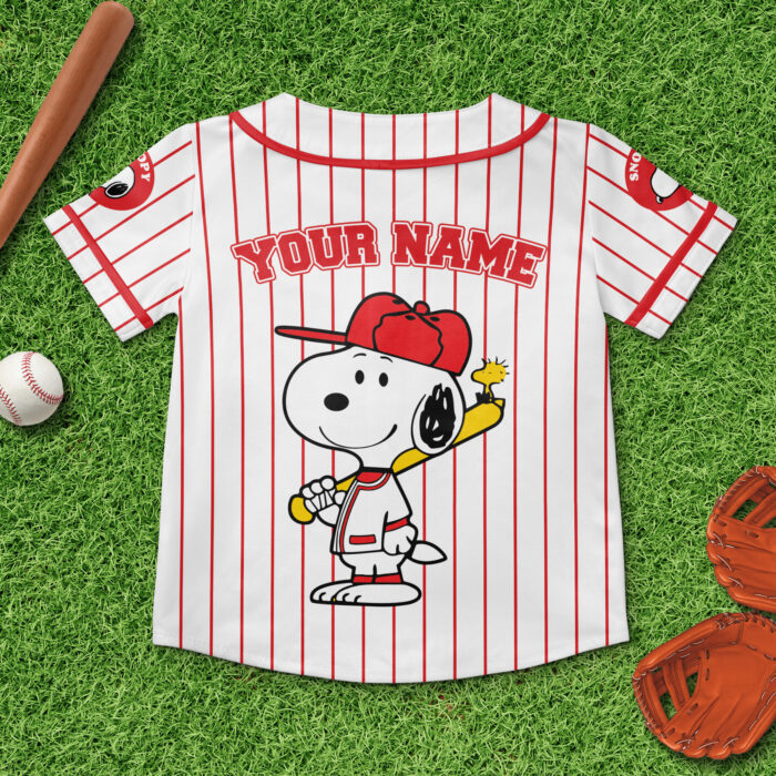 Snoopy Cartoon Baseball Jersey, Snoopy Vintage Baseball Jersey Shirt, Snoopy Baseball Team Outfit - Image 2