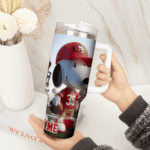 Snoopy Tumbler, San Francisco 49ers Stanley Tumbler Wrap, NFL Tumbler Cup Tumbler Engraved 40Oz, Handle Lid Stainless Steel - Image 4