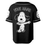 Snoopy Cartoon Baseball Jersey, Snoopy Vintage Baseball Jersey Shirt, Snoopy Baseball Team Outfit - Image 2