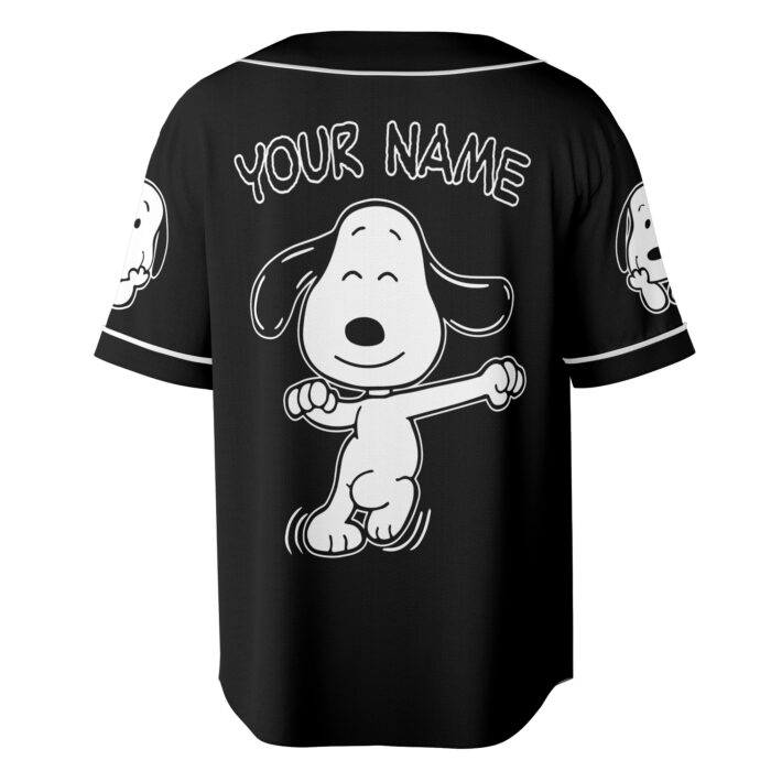 Snoopy Cartoon Baseball Jersey, Snoopy Vintage Baseball Jersey Shirt, Snoopy Baseball Team Outfit - Image 2