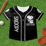 Snoopy Cartoon Baseball Jersey, Snoopy Vintage Baseball Jersey Shirt, Snoopy Baseball Team Outfit - Image 4