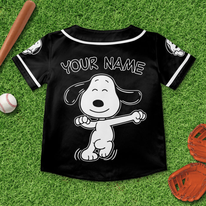 Snoopy Cartoon Baseball Jersey, Snoopy Vintage Baseball Jersey Shirt, Snoopy Baseball Team Outfit - Image 5