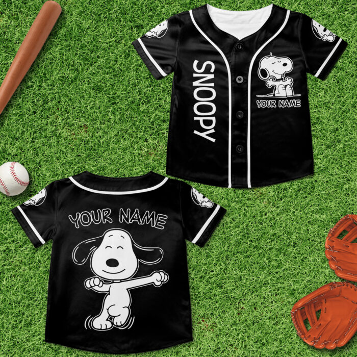 Snoopy Cartoon Baseball Jersey, Snoopy Vintage Baseball Jersey Shirt, Snoopy Baseball Team Outfit - Image 6