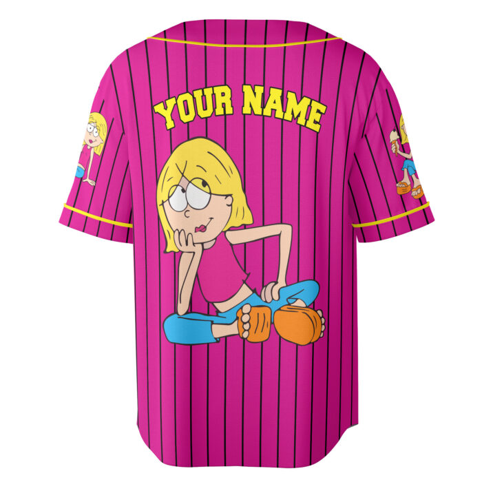 Custom Lizzie McGuire Cartoon Baseball Jersey, Lizzie McGuire Vintage Baseball Jersey Shirt, Snoopy Baseball Team Outfit - Image 3