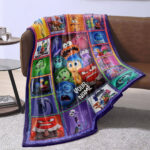 Personalized Inside Out 2 Blanket, Go To Sleep Blanket, Custom name Blanket - Image 3