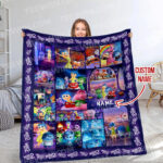 Personalized Inside Out 2 Blanket, Go To Sleep Blanket, Custom name Blanket