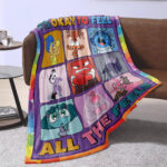 Personalized Inside Out 2 Blanket, Go To Sleep Blanket, Custom name Blanket - Image 2