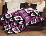 Personalized Minnie Mouse Blanket, Disney Blanket, Custom name Blanket - Image 2