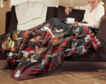 Personalized Shadow The Hedgehog Blanket, Disney Blanket, Custom name Blanket - Image 2