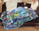 Personalized Monsters, Inc Blanket, Disney Blanket, Custom name Blanket - Image 2