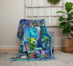 Personalized Monsters, Inc Blanket, Disney Blanket, Custom name Blanket - Image 3