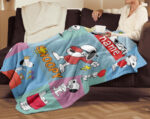 Personalized Snoopy Blanket, Peanuts Blanket, Custom name Blanket - Image 2