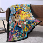 Personalized Pokemon Blanket, Anime Blanket, Custom name Blanket - Image 2