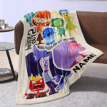 Personalized Inside Out 2 Blanket, Disney Blanket, Make Room For New Emotions Custom name Blanket - Image 3