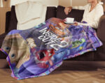 Personalized Inside Out 2 Blanket, Disney Blanket, Custom name Blanket - Image 2
