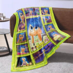 Personalized Disney Joy Inside Out Blanket, Inside Out 2 Movie 2024, Custom name Joy Blanket - Image 2