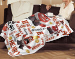 Personalized Disney Anger Inside Out Blanket, Inside Out 2 Movie 2024, Custom name Anger Blanket - Image 3