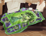 Personalized Disney Disgust Inside Out Blanket, Inside Out 2 Movie 2024, Custom name Disgust Blanket - Image 2