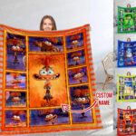 Personalized Disney Inside Out 2 Blanket, Inside Out Character, Custom Name Blanket