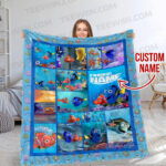 Personalized Disney Finding Nemo Blanket, Nemo Blanket, Custom Name Blanket