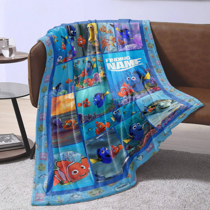 Personalized Disney Finding Nemo Blanket, Nemo Blanket, Custom Name Blanket - Image 2