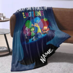 Personalized Disney Inside Out 2 Blanket, Every Day Is Full Of Emotions, Custom Name Blanket - Image 2