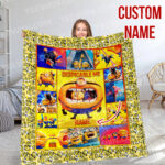 Despicable Me 4 Blanket Kids Blanket, Personalized Minions Blanket Characters Blanket