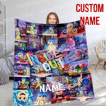 Personalized Disney Inside Out 2 Blanket, Every Day Is Full Of Emotions, Custom Name Blanket