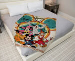 Personalized Vintage Walt Disney World Halloween Blanket, Custom Name Disney Characters Blanket - Image 3