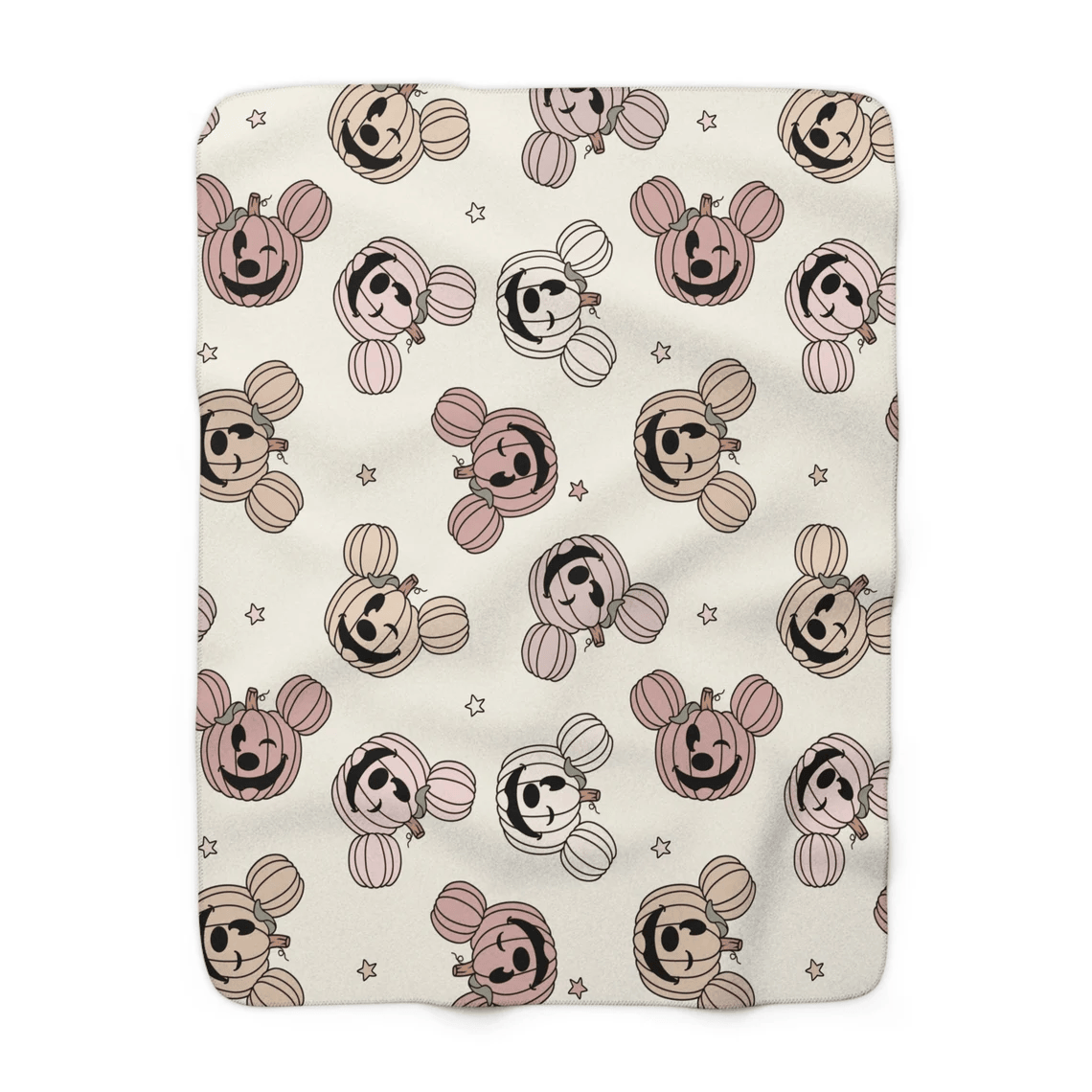 1720667275697.png Halloween Disney Blanket, Pumpkin Mickey Mouse Blanket, Spooky Season Blanket - Image 1