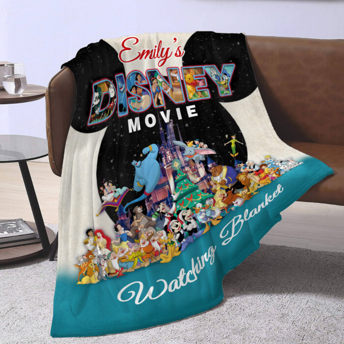 Personalized This Is My Disney Movie Watching Blanket, Halloween Disney Movies Blanket - Image 2