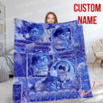 Personalized Disney Sadness Inside Out Blanket, Inside Out 2 Movie 2024, Custom name Sadness Blanket