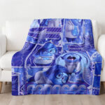 Personalized Disney Sadness Inside Out Blanket, Inside Out 2 Movie 2024, Custom name Sadness Blanket - Image 2