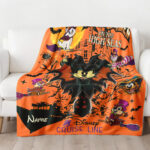 Personalized Mickey and Friends Halloween On The High Seas 2024 Blanket, Disney Halloween Cruise Blanket, Mickey's Not So Scary Halloween - Image 3