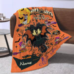 Personalized Mickey and Friends Halloween On The High Seas 2024 Blanket, Disney Halloween Cruise Blanket, Mickey's Not So Scary Halloween - Image 4