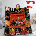 Snoopy Throw Blanket - Great Pumpkin Believer Since 1966 Blanket