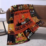 Snoopy Throw Blanket - Great Pumpkin Believer Since 1966 Blanket - Image 3