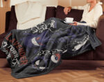 Personalized Psyduck Hand Woven Cozy Blanket Pokemon Tapestry, Pokemon Blanket, Custom Name Anime Blanket - Image 2