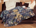 Personalized Anime Hand Woven Blanket Ghost Pokemon, Pokemon Blanket, Custom Name Anime Blanket - Image 4