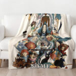 Personalized Anime Hand Woven Blanket Manga Tapestry, Ultimate Ghibli Hand Woven Blanket, Suitable As Snuggle Blanket - Image 2
