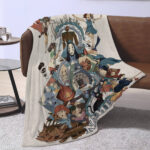Personalized Anime Hand Woven Blanket Manga Tapestry, Ultimate Ghibli Hand Woven Blanket, Suitable As Snuggle Blanket - Image 4