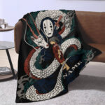 Personalized Anime Hand Woven Blanket Manga Tapestry, Ultimate Ghibli Hand Woven Blanket, Spirited Away Blanket - Image 3