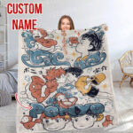 Personalized Anime Hand Woven Blanket Manga Tapestry, Ultimate Ghibli Hand Woven Blanket, Suitable As Snuggle Blanket - Image 5