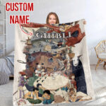 Personalized Anime Hand Woven Blanket Manga Tapestry, Ultimate Ghibli Hand Woven Blanket, Suitable As Snuggle Blanket - Image 6