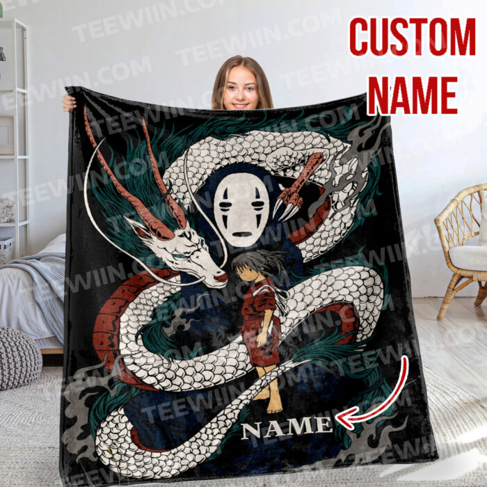 Personalized Anime Hand Woven Blanket Manga Tapestry, Ultimate Ghibli Hand Woven Blanket, Suitable As Snuggle Blanket - Image 10